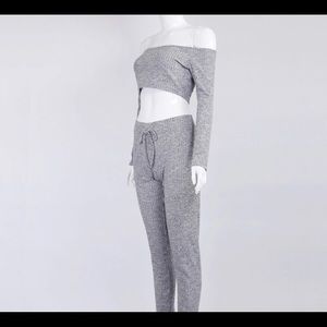 Two Piece Off The Shoulder Set